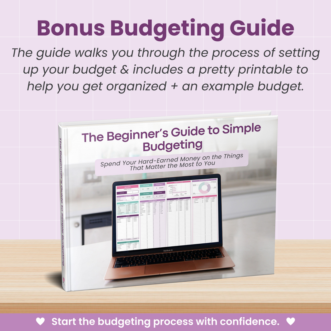 Budgeting guide bonus